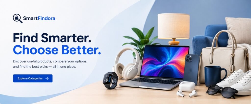 SmartFindora — Find Smarter, Choose Better. Discover useful products and compare options